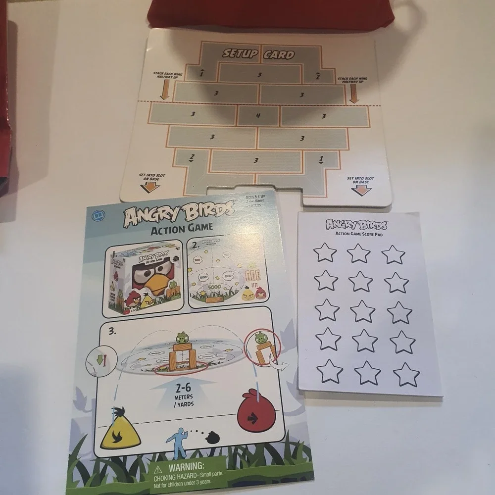 Angry Birds Action Throwing Game Indoor Outdoor 2012 Missing‎ Red Bird